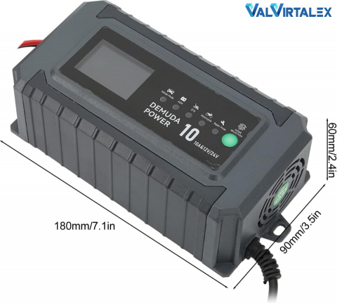 Redresor Baterie Auto Inteligent Valvirtalex DC-10 12V/24V, 10A/5A [1]