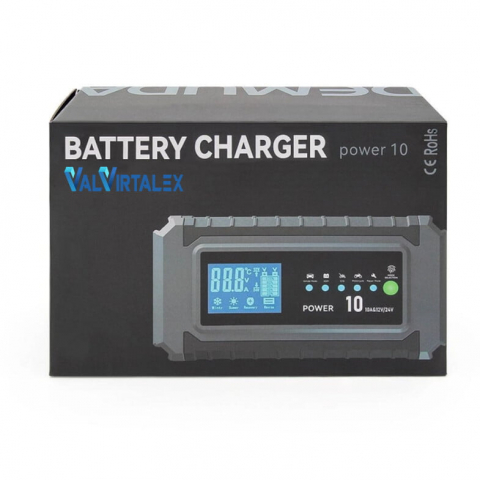 Redresor Baterie Auto Inteligent Valvirtalex DC-10 12V/24V, 10A/5A [7]