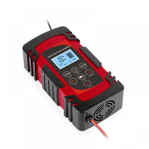 Redresor Baterie Auto Smart Valvirtalex 12/24V, 4–100Ah, Roșu [6]