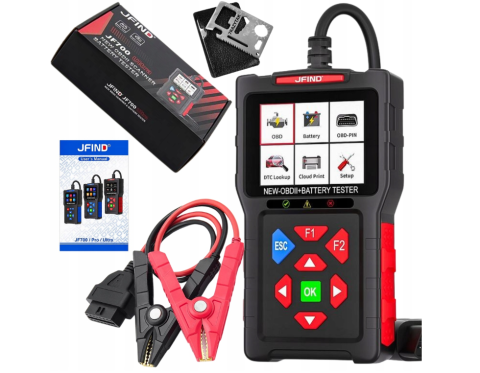 Auto - Tester Auto 2-în-1 JF700 Ultra VALVIRTALEX® – OBD2 + Tester Baterie 12V/24V