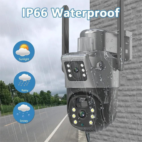 Cameră Supraveghere 4G ValVirtalex cu Panou Solar, Dual Lens și Viziune Nocturnă Color [3]