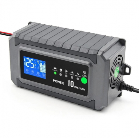 Redresor Baterie Auto Inteligent Valvirtalex DC-10 12V/24V, 10A/5A [4]