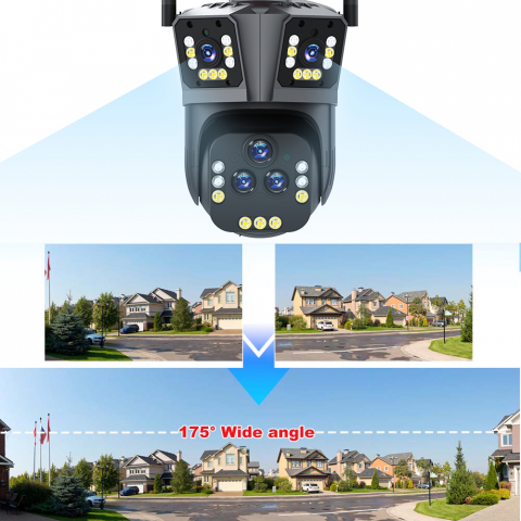 Cameră Supraveghere Wi-Fi ValVirtalex 20MP cu Zoom 20X și PTZ 360° [3]
