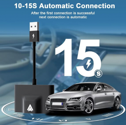 Adaptor Wireless Android Auto VALVIRTALEX® – Conectivitate Rapidă, Plug & Play, Compatibil Android 11+ [5]