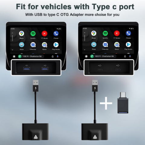 Adaptor Wireless Android Auto VALVIRTALEX® – Conectivitate Rapidă, Plug & Play, Compatibil Android 11+ [8]