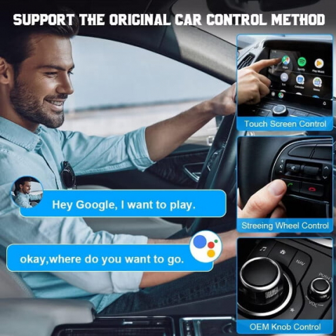 Adaptor Wireless Android Auto VALVIRTALEX® – Conectivitate Rapidă, Plug & Play, Compatibil Android 11+ [2]