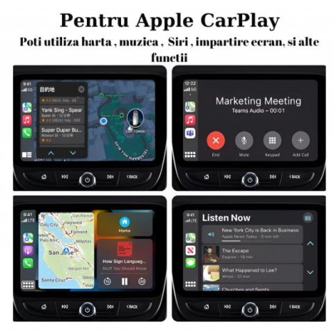 Adaptor Wireless CarPlay VALVIRTALEX® – Compatibil iPhone, Plug & Play, Bluetooth + Wi-Fi, USB-A/Type-C [5]