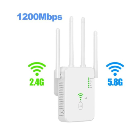 Amplificator WiFi 1200Mbps cu 4 Antene – Ravix.ro [1]
