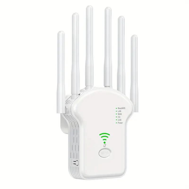 Amplificatoare WiFi - Amplificator WiFi 1200Mbps Dual Band cu 6 Antene – Ravix.ro