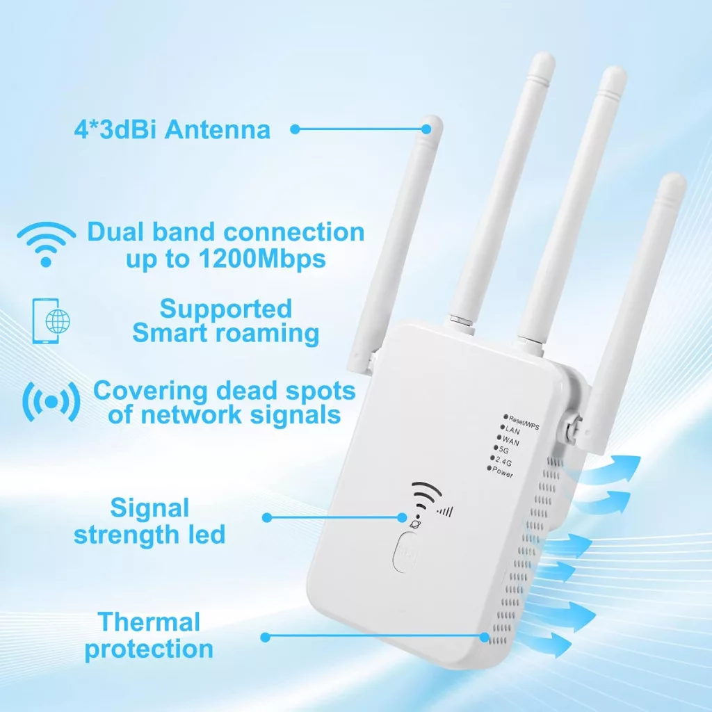 Amplificator WiFi 300Mbps cu 4 Antene – Ravix.ro [3]