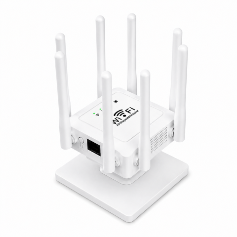 Amplificatoare WiFi - Amplificator WiFi 300Mbps cu 8 Antene – Ravix.ro