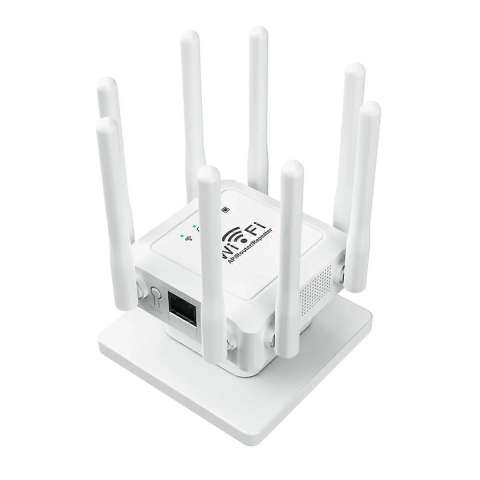 Amplificatoare WiFi - Amplificator WiFi 300Mbps cu 8 Antene – Ravix.ro