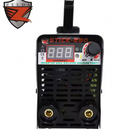 Aparat de SuduAparat Sudură Invertor ZELDA STICK-250 (30–250A) cu Afișaj Digital – Portabil, IGBTră Invertor Zelda 20-140A Portabil cu Afișaj Digital și Funcții Avansate [3]