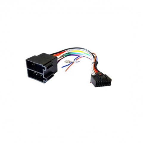 Navigatii auto - Cablu Conector Auto ISO 20 cm – Compatibil VW, Opel, Skoda, Seat – Android Multimedia