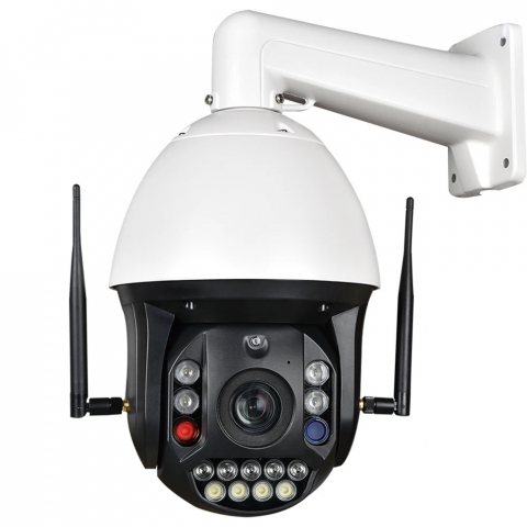 Camere de supraveghere - Cameră Supraveghere 4G ValVirtalex Zoom 99X – PTZ, Noapte Color, Audio