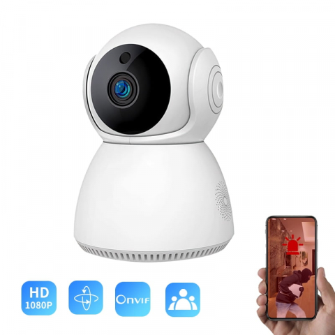 Cameră Supraveghere Copii 2MP cu Audio și Viziune Nocturnă – Control prin Aplicație [1]