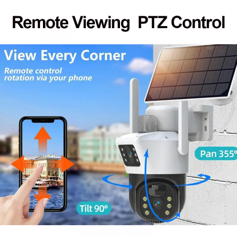 Camera Supraveghere 4G ValVirtalex cu Panou Solar – PTZ și Viziune Nocturnă [4]