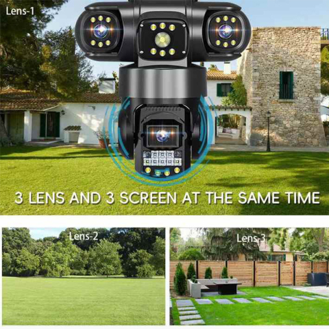 Cameră 4G cu SIM 6K, 3 lentile, 720°, IP66 – ValVirtalex [2]