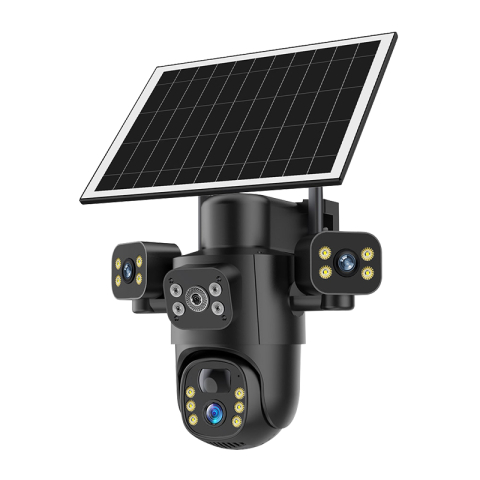 Camere de supraveghere - Cameră Supraveghere 4G Solară VALVIRTALEX ES-SOLAR-XLGA-BLACK – Autonomă, PIR 10m, Vedere Nocturnă