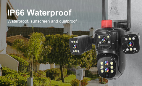 Cameră Supraveghere 10K ValVirtalex – 5 Lentile, Zoom 10X, Viziune Nocturnă Color, PTZ [3]