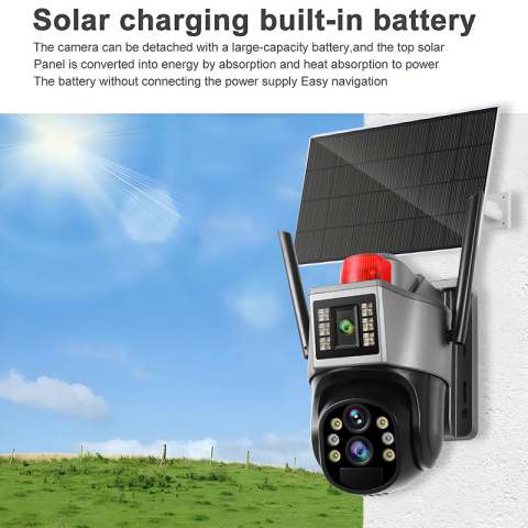 Camera Supraveghere Solară 4G ValVirtalex S6B-10X Grey Zoom 10x [2]