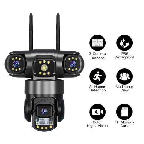 Cameră Supraveghere WiFi VALVIRTALEX V380-3P6-WIFI 3MP PTZ [4]