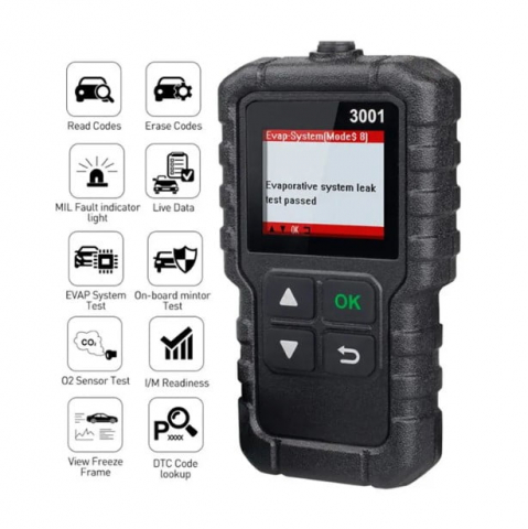 Tester Diagnoză Auto Launch Creader CR3001 OBD2 – Compatibil Multimarcă [1]