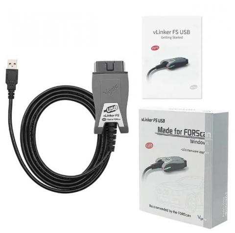 Interfață Diagnoză VALVIRTALEX® vLinker FS pentru Forscan – Ford & Mazda [2]