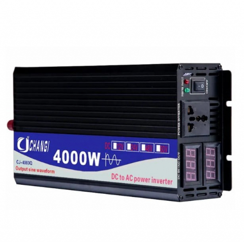 Invertoare auto - Invertor 12V 4000W Undă Sinusoidală Pură – ValVirtalex