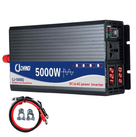 Invertoare auto - Invertor 5000W Sinus Pur 12V 220V ValVirtalex Convertor Auto