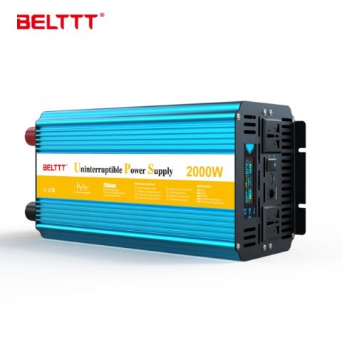 Invertoare auto - Invertor BELTTT BAT2000A – 2000W / 4000W, 12V → 230V, Sinus Pur, cu UPS