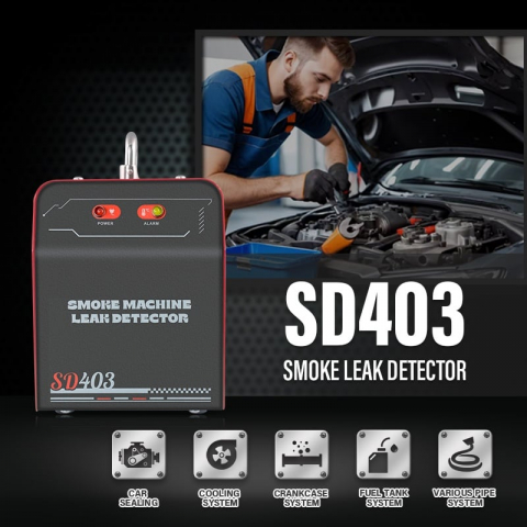 Tester auto ValVirtalex SD403 – Mașină de fum pentru scurgeri EVAP și admisie [4]