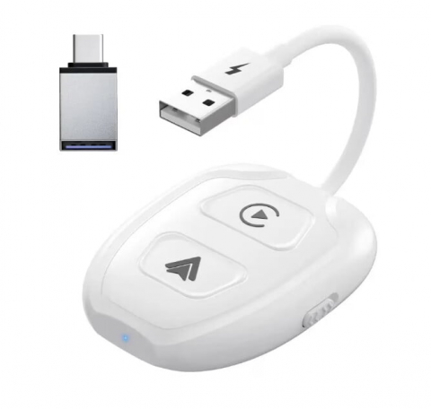 Lichidare de stoc % - Modul Wireless 2 în 1 VALVIRTALEX® – Android Auto și CarPlay, Conectare Bluetooth + Wi-Fi, Compatibil Android 11+ și iOS 10+