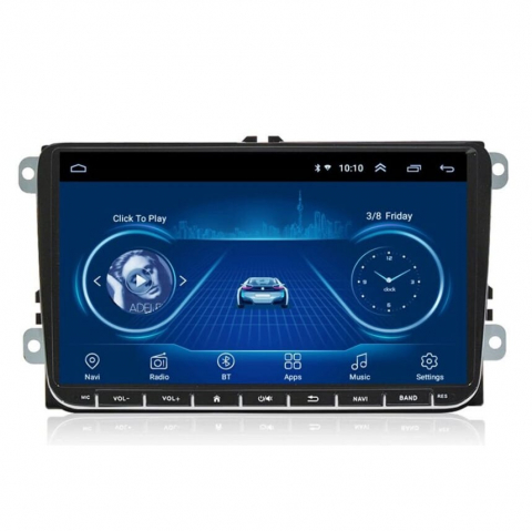 Navigatii auto - Navigație Android 9 inch Valvirtalex – Sistem multimedia compatibil VW, Skoda, Seat