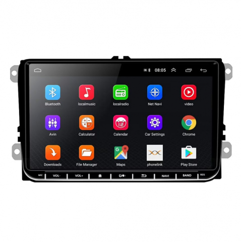 Navigație Android 9 inch Valvirtalex 2GB 32GB – Compatibilă cu VW Passat B6, Golf 5, Skoda, Seat – Sistem Multimedia Auto [2]