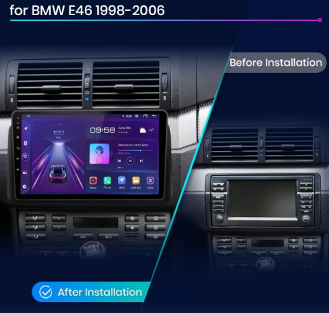Navigație Auto Android 11 9" VALVIRTALEX pentru BMW E46, Rover, MG [5]