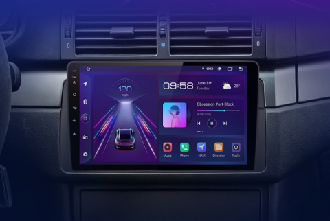 Navigație Auto Android 11 9" VALVIRTALEX pentru BMW E46, Rover, MG [4]