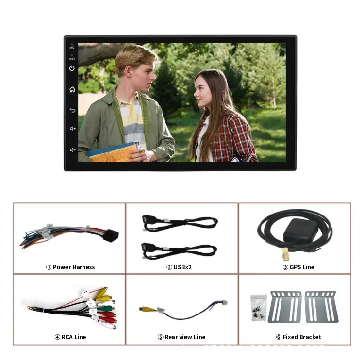 Navigație Auto Android 2DIN 7” – 2GB RAM 32GB ROM, GPS, WiFi, Bluetooth, Compatibilă Universal [5]