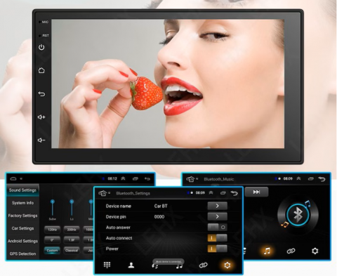 Navigație Auto ValVirtalex® 7 inch Android 13 Octa-Core 4GB+64GB – GPS, CarPlay, Cameră Marșarier, Bluetooth 5.4 [3]