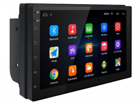 Navigatii auto - Navigație Auto ValVirtalex® 7 inch Android 13 Octa-Core 4GB+64GB – GPS, CarPlay, Cameră Marșarier, Bluetooth 5.4