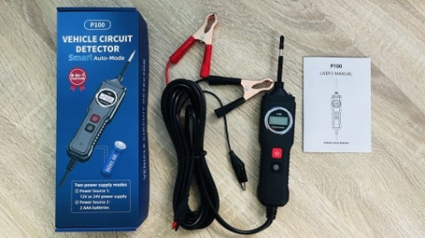Tester Circuite Auto P100 – Detector Tensiune și Polaritate [6]