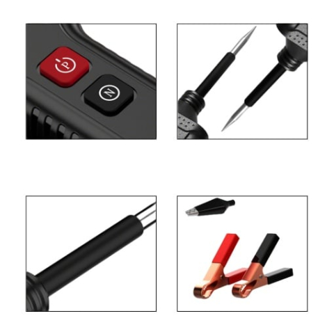 Tester Circuite Auto P100 – Detector Tensiune și Polaritate [2]