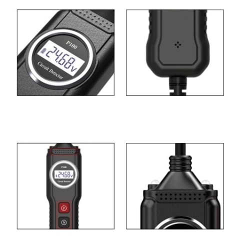 Tester Circuite Auto P100 – Detector Tensiune și Polaritate [1]