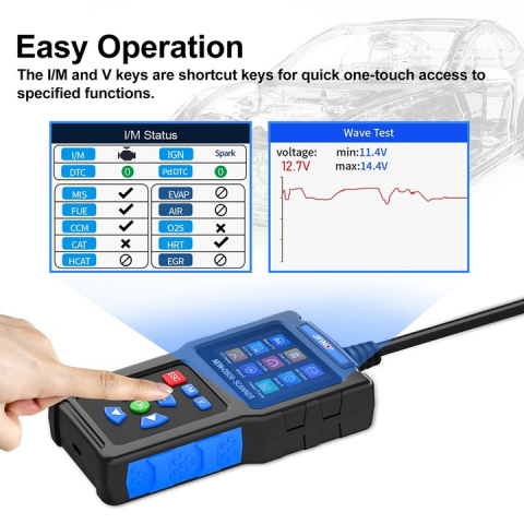 Scanner OBD2 Valvirtalex JF700 – Tester Auto Profesional Diagnoză Motor [1]