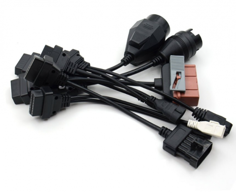 Set Cabluri Adaptoare OBD2 VALVIRTALEX pentru Diagnoză Auto Mașini Vechi Compatibil Autocom Delphi Snooper [2]