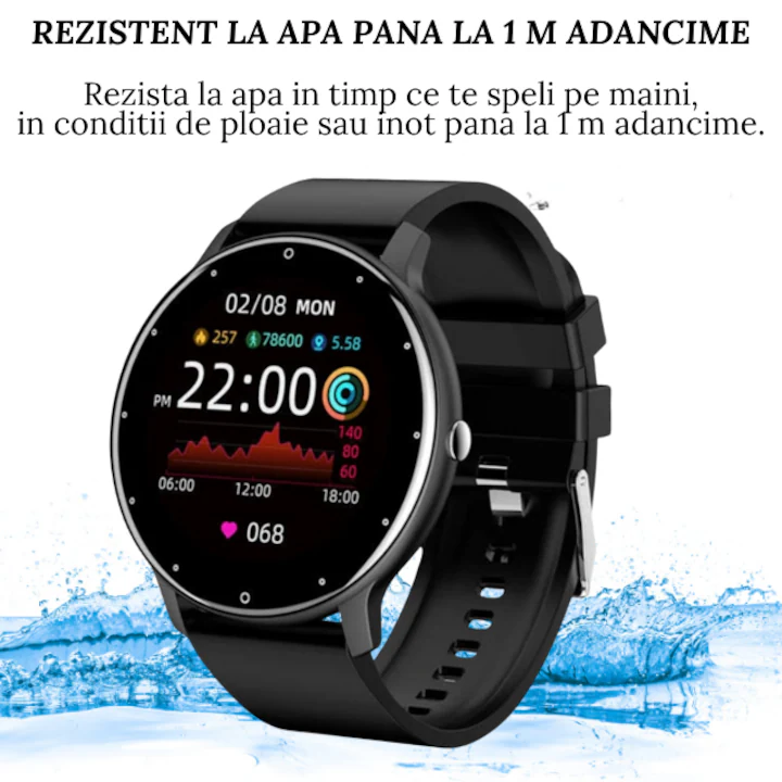 Smartwatch ValVirtAlex ZL02 Pro – Ceas inteligent cu funcții sport și monitorizare sănătate [2]