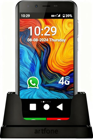 Telefon Artfone Smart 500 – Ecran mare, 3 GB RAM, 32 GB memorie, pictograme mari, volum puternic și buton SOS [2]