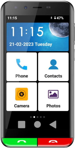 Telefon Artfone Smart 500 – Ecran mare, 3 GB RAM, 32 GB memorie, pictograme mari, volum puternic și buton SOS [3]