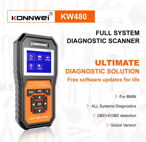 Tester Auto BMW KONNWEI KW480 – Diagnoză OBD2 Profesională | VALVIRTALEX® [3]