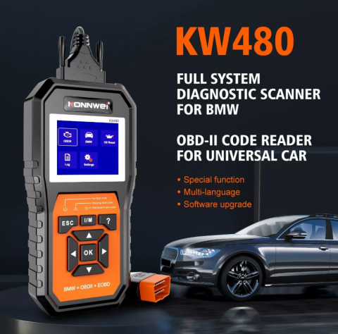Tester Auto BMW KONNWEI KW480 – Diagnoză OBD2 Profesională | VALVIRTALEX® [5]